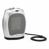 Picture of Amazon Basics 1500W Oscillating Ceramic Heater with Adjustable Thermostat, Silver