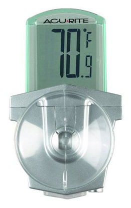 Picture of AcuRite 00799HDSBA1 00799 Digital Outdoor Window Thermometer, White