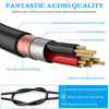 Picture of Mini XLR Male to XLR Female Adapter Cable, 3-pin Mini XLR Male to XLR Female Adapter Cable, for BMPCC 4K Camera Video Assist 4K Sharp 8K, 1 Feet - JOLGOO