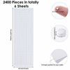 Picture of 2400 Pieces Foam Dots Dual-Adhesive 3D Foam Tapes Foam Pop Dots Adhesive Mount for Craft DIY Art or Office Supplies, 12 Sheets, Round (0.12 inch)