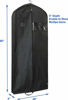 Picture of Simplehousware 60-Inch Heavy Duty Garment Bag for Suits, Tuxedos, Dresses, Coats