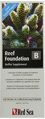 Picture of Red Sea Fish Pharm ARE22023 Reef Foundation Buffer Supplement-B for Aquarium, 500ml, Package may vary