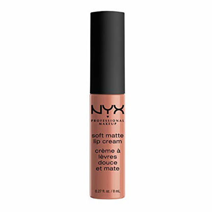Picture of NYX PROFESSIONAL MAKEUP Soft Matte Lip Cream, High-Pigmented Cream Lipstick - Abu Dhabi, Deep Rose-Beige