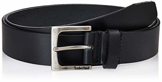 Picture of Timberland Men's Classic Leather Jean Belt 1.4 Inches Wide (Big & Tall Sizes Available), Black, 36
