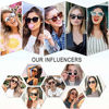 Picture of SOJOS Classic Square Polarized Sunglasses Unisex UV400 Mirrored Glasses SJ2050 with Tortoise Frame/Gradient Brown Lens