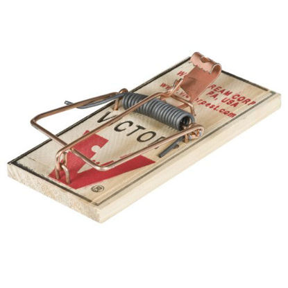 Picture of Victor Metal Pedal Mouse Trap - 2 Pack M023 - Wood Mouse Trap