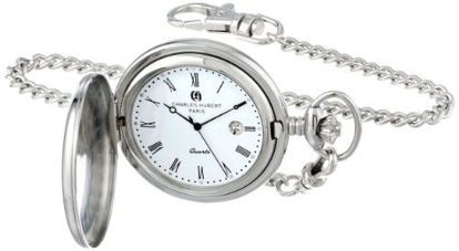 Picture of Charles-Hubert, Paris Stainless Steel Quartz Pocket Watch