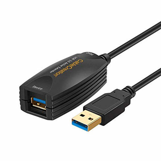 GetUSCart CableCreation Active USB Extension Cable Long 16.4 FT