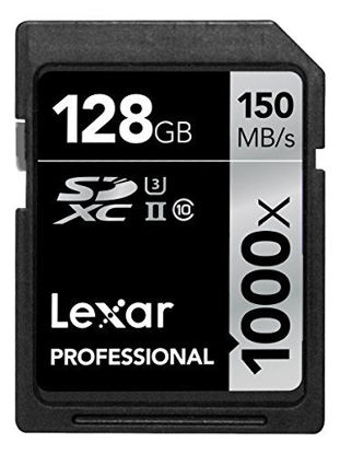 Picture of Lexar Professional 1000x 128GB SDXC UHS-II Card