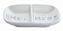 Picture of Creative Co-Op Ceramic "Mr. & Mrs." Two Section Dish, White