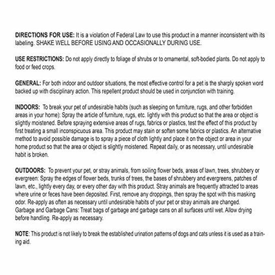 GetUSCart Four Paws Keep Off! Cat Repellent Spray Outdoors & Indoor 6 Ounces