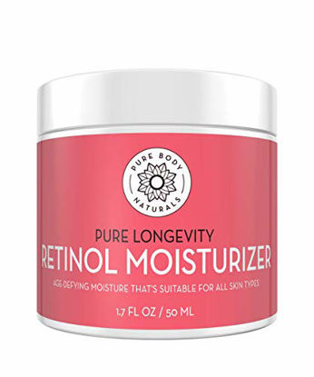 Picture of Retinol Moisturizer Cream for Face, Age Defying for Wrinkles and Lines by Pure Body Naturals