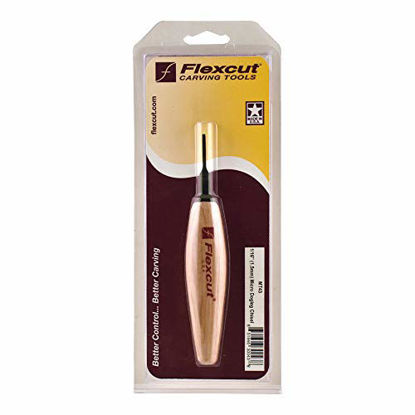 Picture of Flexcut Micro Dogleg Chisel, for Miniature and Fine Detail Work, 1/16 Inch (MT43)