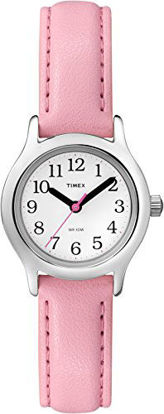 Picture of Timex Girls T79081 My First Easy Reader Pink Faux Leather Strap Watch