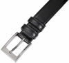 Picture of Marinos Men Genuine Leather Dress Belt with Single Prong Buckle - Black - 34