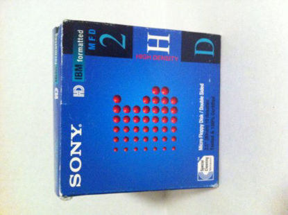 Picture of 1995 Sony Electronics, Inc. Sony Micro Floppy Disk/double Sided 10mfd-2hdcf 10 Pack Blister Box Package---capacity IBM Formatted 1.44 Mb 10 Pack---specifications Trackes Per Inch 135 Tpi, Number of Tracks-80/side Double Side/high Density---compatibil