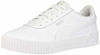 Picture of PUMA womens Carina Sneaker, Puma White-puma White-puma Silver, 8.5 US