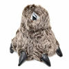 Picture of Millffy Funny Slippers Grizzly Bear Stuffed Animal Furry Claw Paw Slippers Toddlers, Kids & Adults Costume Footwear (Large - (Womens Size), Silver Timber Wolf)
