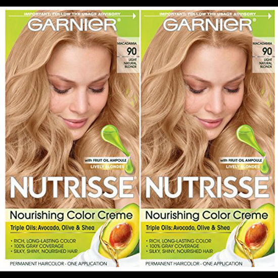 Garnier Nutrisse Nourishing Color Creme 93 Light Golden Blonde : Target