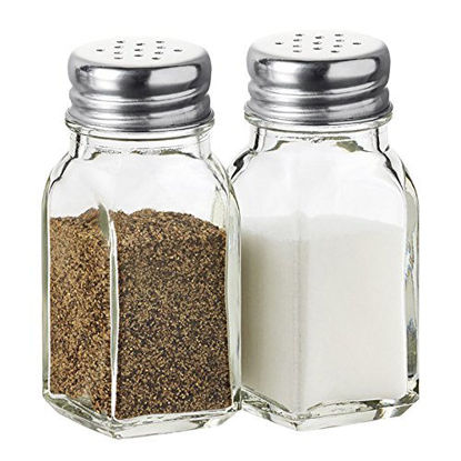 Picture of Salt and Pepper Shakers Glass Set (Clear)
