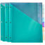 Picture of Amazon Basics Two Pocket Plastic Dividers, 8 Tab Set, Multicolor, Pack of 3 Sets