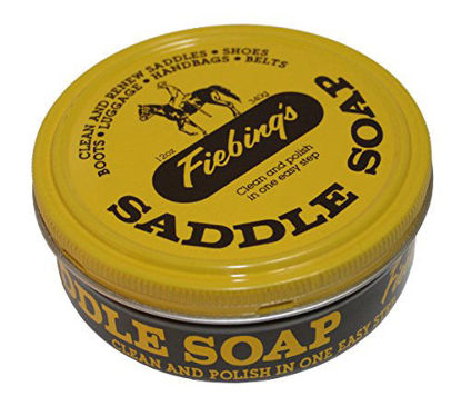 Picture of Fiebing's Saddle Soap, Yellow, 3.5 Oz. - Cleans, Softens and Preserves Leather