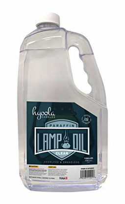 Picture of 1-Gallon Liquid Paraffin Lamp Oil - Clear Smokeless, Odorless, Ultra Clean Burning Fuel for Indoor and Outdoor Use - Highest Purity Available - by Hyoola Candles