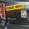 Picture of TOTOMO Student Driver Magnet Sticker - (Set of 2) 12"x3" Highly Reflective Premium Quality Car Safety Caution Sign Student Drivers #SDM02