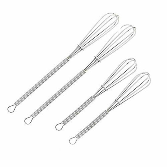 Picture of HONBAY Mini Wire Kitchen Whisks-Each of 2PCS 5 Inches and 7 Inches