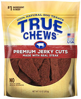 Picture of True Chews Premium Jerky Cuts Made with Real Steak, 10 Ounce