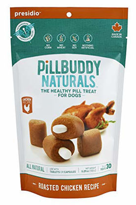 Picture of Pill Buddy Naturals, Roasted Chicken Recipe for Dogs, 1 Pack, 30-Count