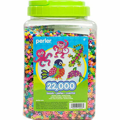  Perler Multi Mix Assorted Fuse Bead Bucket, 6000 pcs