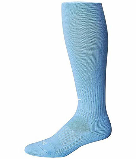 Picture of Unisex Nike Classic II Cushion Over-the-Calf Football Sock SX5728 448 (Valor Blue/White, Medium)