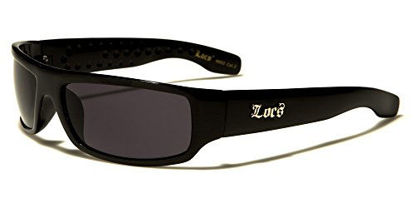 Picture of Locs Dark Lens Original Gangsta Shades Hardcore Men's Sunglasses - Black