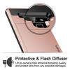 Picture of Vofolen Sliding Cover for Galaxy Note 9 Case Wallet Case Credit Card Holder ID Slot Heavy Duty Protection Dual Layer Protective Hard Shell Hybrid Bumper Armor Case for Samsung Galaxy Note 9 Rose Gold