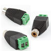 Picture of exgoofit Phono RCA Screws Male Female Plug to AV Screw Terminal Audio/Video Connector Adapter (10 Male +10 Female Connector)