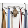Picture of Lynk Over Door 9 Hook Rack Shirt, Belt, Hat, Coat, Towel Organizer, Bronze