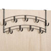 Picture of Lynk Over Door 9 Hook Rack Shirt, Belt, Hat, Coat, Towel Organizer, Bronze
