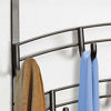 Picture of Lynk Over Door 9 Hook Rack Shirt, Belt, Hat, Coat, Towel Organizer, Bronze