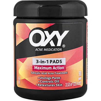 Picture of OXY Maximum Action 3-In-1 Treatment Pads 90 ea (Pack of 2)