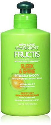 Picture of Garnier Fructis Sleek & Shine Intensely Smooth Leave-In Conditioning Cream 10.2 oz (Pack of 2)