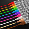 Picture of Kassa Liquid Chalk Markers for Blackboards (10 Neon Colors) - Chalkboard Marker Erases on Glass, Window, Black Board, Mirror - Chalk Pens Include Reversible Chisel & Bullet Tip - Non-Toxic Ink