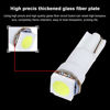Picture of cciyu 10 Pack Xenon White Car T5 5050 1SMD Wedge LED Light Bulbs 74 17 18 37 70 73 2721 For side markers, running lights, corner & bumper lights, license plate lights, instrument cluster