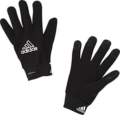 Picture of adidas Adult Field Player Fleece Glove Black/White Size 11