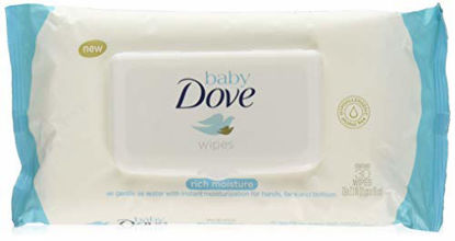 Picture of Dove Baby Wipes Rich Moisture 30 Count (2 Pack)