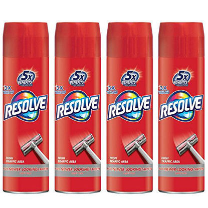 Picture of Resolve High Traffic Carpet Foam, 22 oz Can, Cleans Freshens Softens & Removes Stains (Pack of 4)