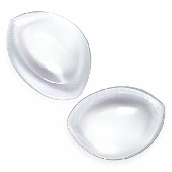 GetUSCart- Women Thick Silicone Bra Pads Inserts Breast Enhancer Chest Padding  Bust Push up Pds for B-C Cup, Transparent L