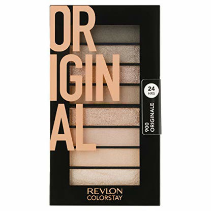 Picture of Revlon ColorStay Looks Book Eyeshadow Palette, Longwear Vibrant Eye Colors in Mix of Shimmer, Matte and Metallic Finish, Original (900), 3.4 oz