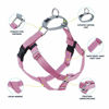 Picture of 2 Hounds Design Freedom No Pull Dog Harness | Adjustable Gentle Comfortable Control for Easy Dog Walking |for Small Medium and Large Dogs | Made in USA | Leash Included | 1" XXL Rose