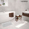Bath Mat-Extra-Soft Plush Bath Shower Bathroom Rug 15 X 23 White 